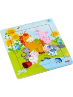 Детски пъзел Haba - Домашни животни