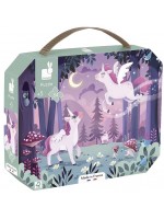 Детски пъзел Janod - Unicorn, 54 части