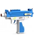 Детски пистолет Raya Toys - С 10 дунапренени стрели, син