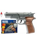 Детски пистолет Villa Giocattoli Panther Silver - С капси, 8 изстрела