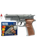 Детски пистолет Villa Giocattoli Panther Silver - С капси, 8 изстрела