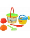 Детски плажен комплект Polesie Toys, 7 части, асортимент