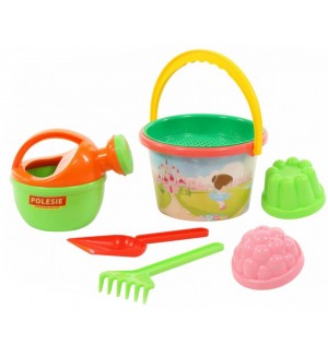 Детски плажен комплект Polesie Toys, 7 части, асортимент Детски плажен комплект Polesie Toys, 7 части, асортимент