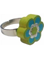 Детски пръстенчета Woody - Цветя и сърца, асортимент