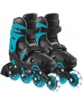 Детски ролери Globber - Go Skates Lights, размер 34-37, сини
