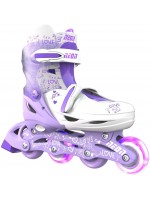 Детски ролери 2 в 1 Yvolution - Neon Combo Skates, размер 30-33, лилави