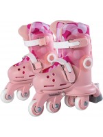 Детски ролери Yvolution - Twista Skates, размер 23-28, розови
