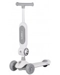 Детски скутер 2 в 1 Chipolino - Bloomi, сив