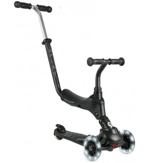 Детски скутер 5 в 1 QPlay - Sema Pro, Black