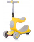 Детски скутер Chipolino - Space X, 2в1, жълт