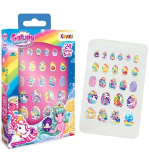 Детски стикери за нокти Craze Galupy - Русалка, 24 броя Детски стикери за нокти Craze Galupy - Русалка, 24 броя