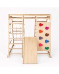 Детски център за игра Ginger Home - Пързалка, стълби и стена за катерене