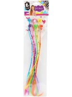 Детски цветни аксесоари за коса Ttoys - С фиба, 6 броя