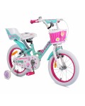 Детски велосипед 16'' Byox - Cupcake, мента