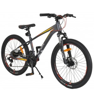 Детски велосипед Byox - Alloy 24'' Clasher, сив