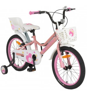 Детски велосипед Byox - Quincy 18'', розов Детски велосипед Byox - Quincy 18'', розов