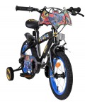 Детски велосипед с помощни колела E&L cycles - Batman, 14''