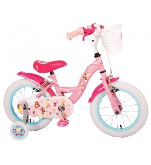 Детски велосипед с помощни колела E&L cycles - Disney Princess, 14'' Детски велосипед с помощни колела E&L cycles - Disney Princess, 14''