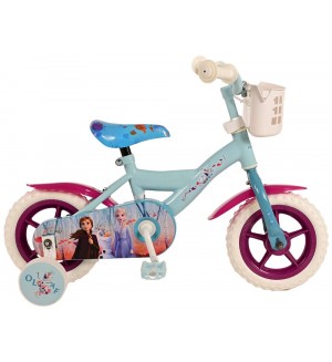 Детски велосипед с помощни колела E&L cycles - Дисни, Замръзналото кралство 2, 10''
