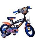 Детски велосипед с помощни колела E&L cycles - Hot Wheels, 12''