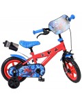 Детски велосипед с помощни колела E&L cycles - Marvel Spider-Man, 12''