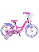 Детски велосипед с помощни колела E&L cycles - Мини Маус, 16'', FW