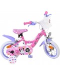 Детски велосипед с помощни колела E&L cycles - Minnie Mouse, 12''