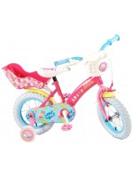 Детски велосипед с помощни колела E & L cycles - Peppa Pig, 12'', розов