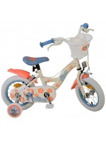 Детски велосипед с помощни колела E & L cycles - С две ръчни спирачки, Disney Stitch, 12'', 
