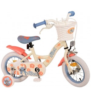 Детски велосипед с помощни колелаE & L cycles - Disney Stitch, 12''