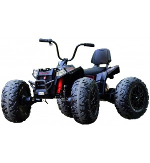 Детско акумулаторно бъги - ATV Monster, 4x4, 24V/7Ah, черно