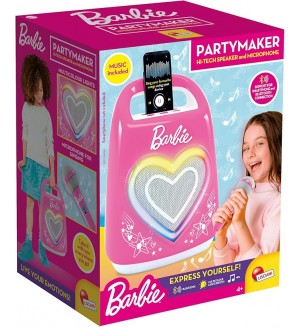 Детско караоке с микрофон Lisciani Giochi - Barbie, Bluetooth Детско караоке с микрофон Lisciani Giochi - Barbie, Bluetooth