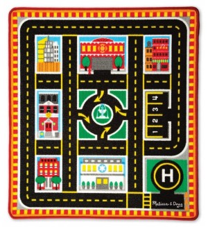 Детско килимче за игра Melissa & Doug  - Около града