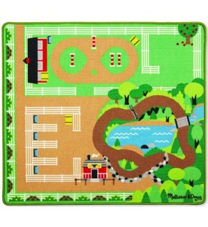 Детско килимче за игра Melissa & Doug - Около ранчото
