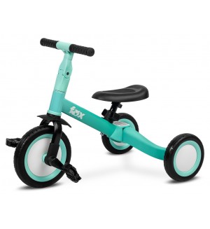 Детско колело 4 в 1 Caretero Toyz - Fox, тюркоаз