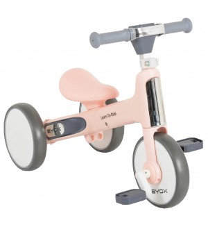 Детско колело за баланс 2 в 1 Byox - Learn to Ride, розово Детско колело за баланс 2 в 1 Byox - Learn to Ride, розово