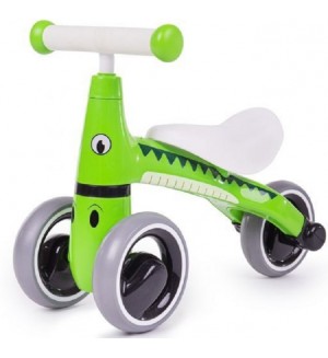 Детско колело за баланс Bigjigs - Diditrike, зелено
