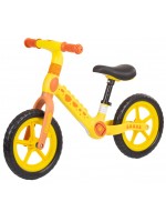Детско колело за баланс Chipolino - Дино, жълто и оранжево