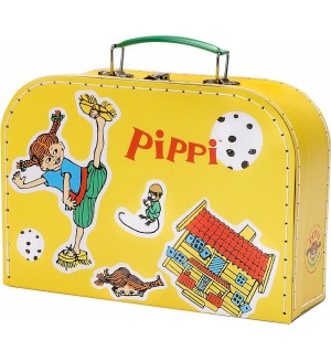Детско куфарче Pippi - Пипи Дългото чорапче, жълто Детско куфарче Pippi - Пипи Дългото чорапче, жълто
