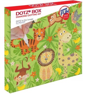 Диамантен гоблен Diamond Dotz - Dotz In The Jungle, 2901 диаманта