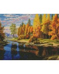 Диамантен гоблен Ideyka - Есен, 40 х 50 cm