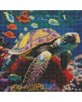 Диамантен гоблен Ideyka - Морски свят, 40 х 40 cm