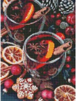 Диамантен гоблен Ideyka - Празнични аромати, 30 х 40 cm