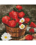 Диамантен гоблен Ideyka - Ягодов букет, 40 х 40 cm