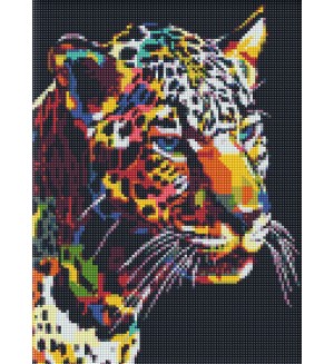 Диамантен гоблен Ideyka - Ягуар, 30 х 40 cm