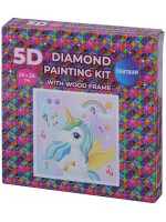 Диамантен гоблен с рамка Centrum Office - Еднорог