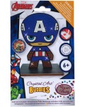 Диамантена фигурка Craft Buddy - Капитан Америка