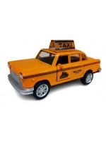 Метална количка Die Cast Pull Back - Такси, 1:32 Метална количка Die Cast Pull Back - Такси, 1:32