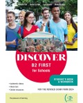 Discover B2 First for Schools Student's Book + Workbook + Digital Book / Английски език - ниво B2: Учебник + учебна тетрадка + онлайн материали