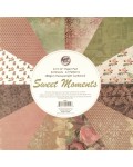 Дизайнерски картон Ем Арт - Sweet Moments, 180 g/m2, 30.5 x 30.5 cm, едностранен (12 дизайна, 24 листа)